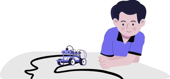 A Simple Line Follower Robot